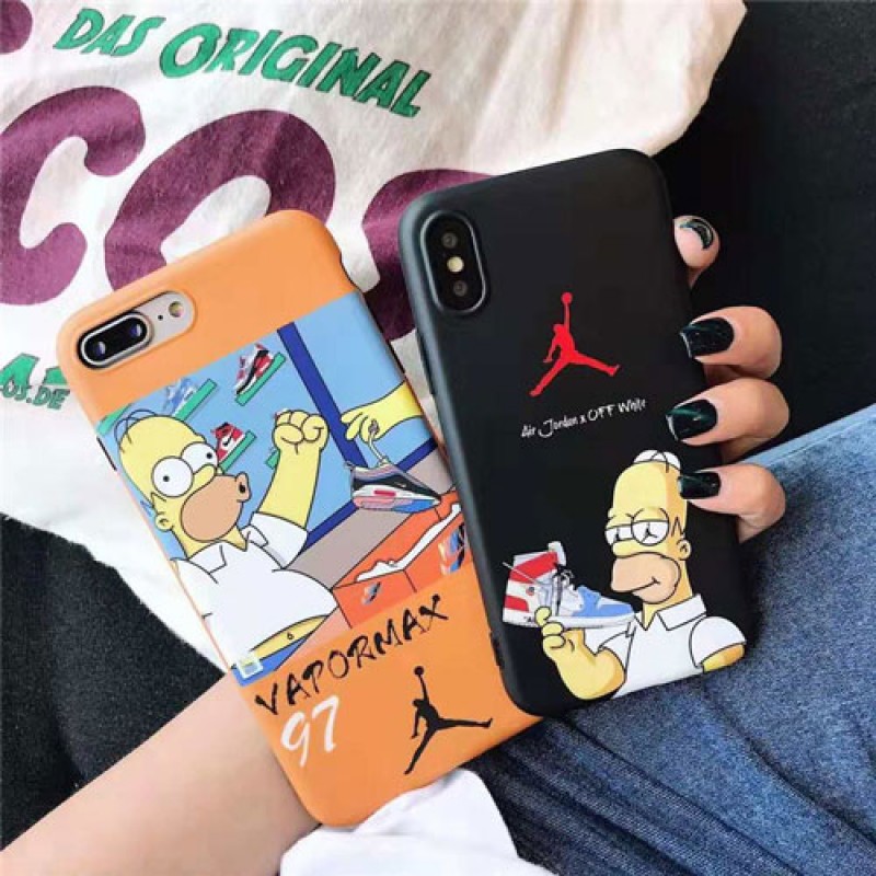 ジョーダン iphone 12ブランド jordan iPhone xr/xs max/xsケース iphone x/8/7/se2スマホケース Iphone6/6s Plusカバー ジャケット ギャラクター絵柄　