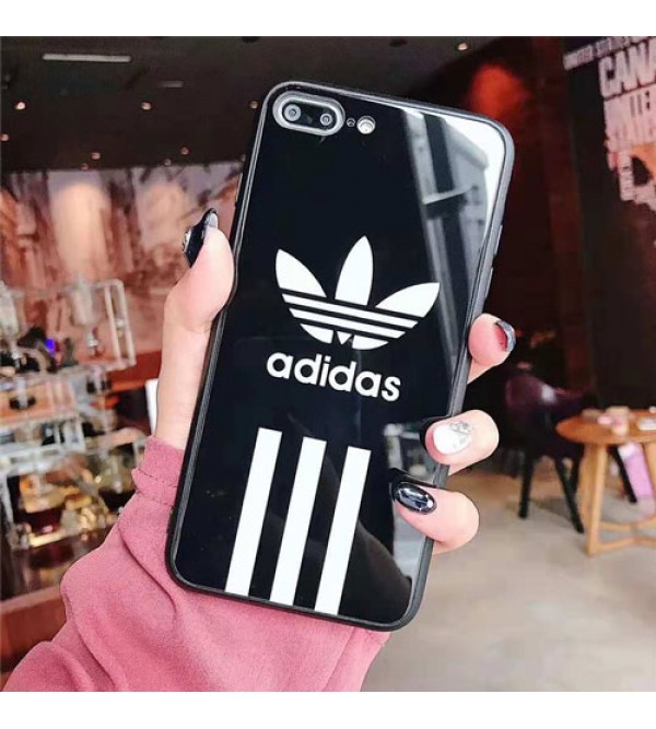 iphone 12 ケースブランドアディダス iPhone xr/xs max/xsケース galaxy S10/S10+ケース ADIDAS iphone x/se2/8/7plusスマホケース Iphone6/6s Plusカバー ジャケット 簡約風