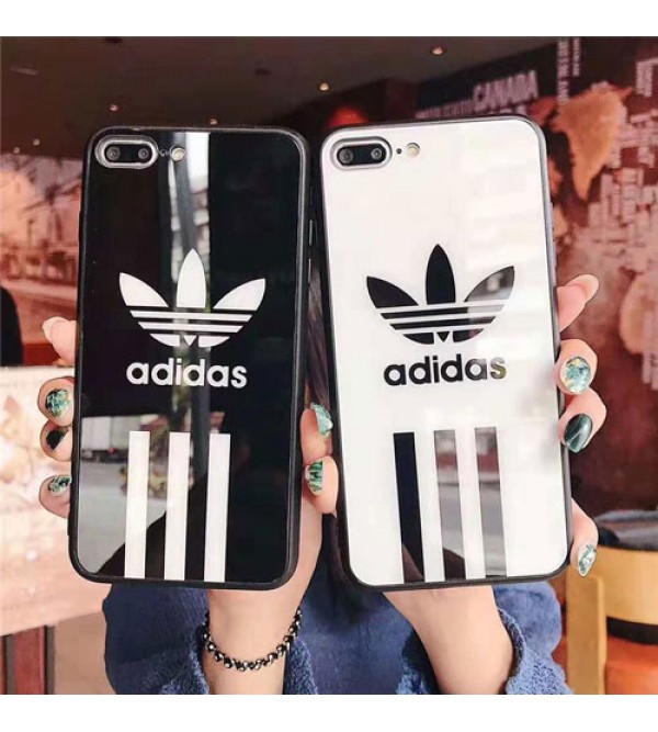 iphone 12 ケースブランドアディダス iPhone xr/xs max/xsケース galaxy S10/S10+ケース ADIDAS iphone x/se2/8/7plusスマホケース Iphone6/6s Plusカバー ジャケット 簡約風