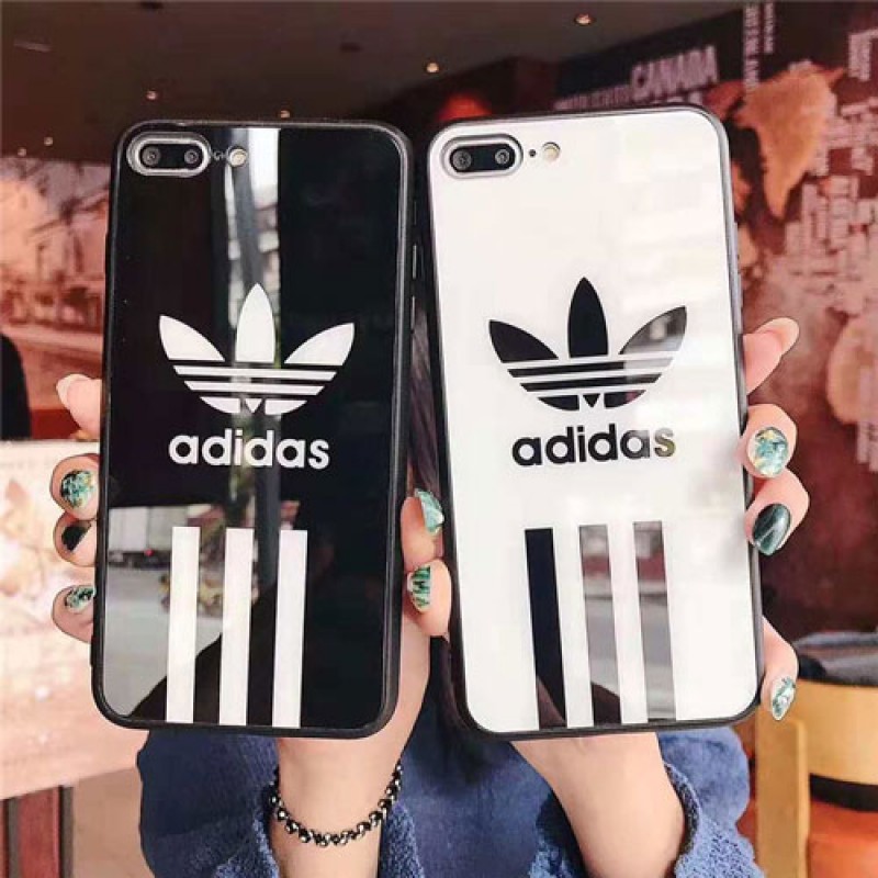 iphone 12 ケースブランドアディダス iPhone xr/xs max/xsケース galaxy S10/S10+ケース ADIDAS iphone x/se2/8/7plusスマホケース Iphone6/6s Plusカバー ジャケット 簡約風