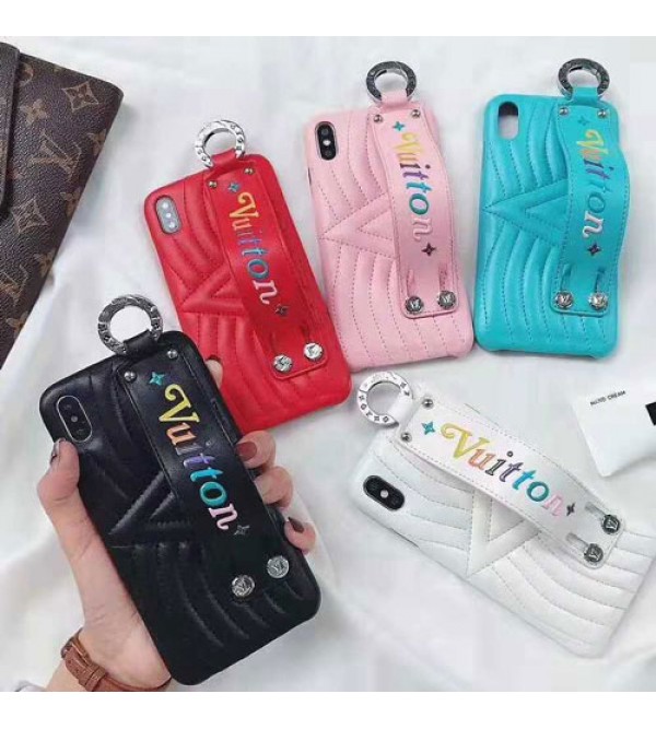 lv iPhone xr/xs max/xsケース ルイヴィトン iphone x/8/7/se2スマホケース ブランド Iphone6/6s Plus Iphone6/6sカバー ジャケット ハンドベルト付き 