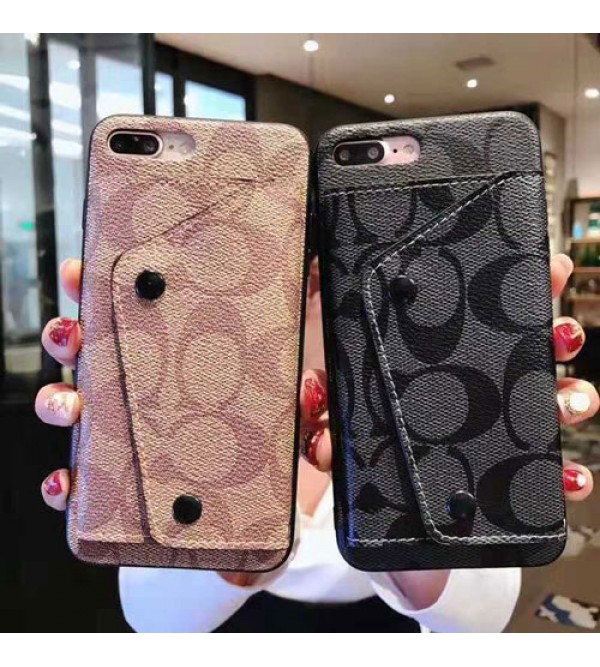 iphone 12 mini/12 pro/12 max/12 pro maxケースコーチ iphone xr/11pro/11/se2ケース galaxy S10plusケース カード入れ galaxy S10ケース iphone xs   max/x/10/8plusケース ギャラクシーS9/S8plusケース 人気 ブランド ビジネス風 耐衝撃 芸能  人愛用 