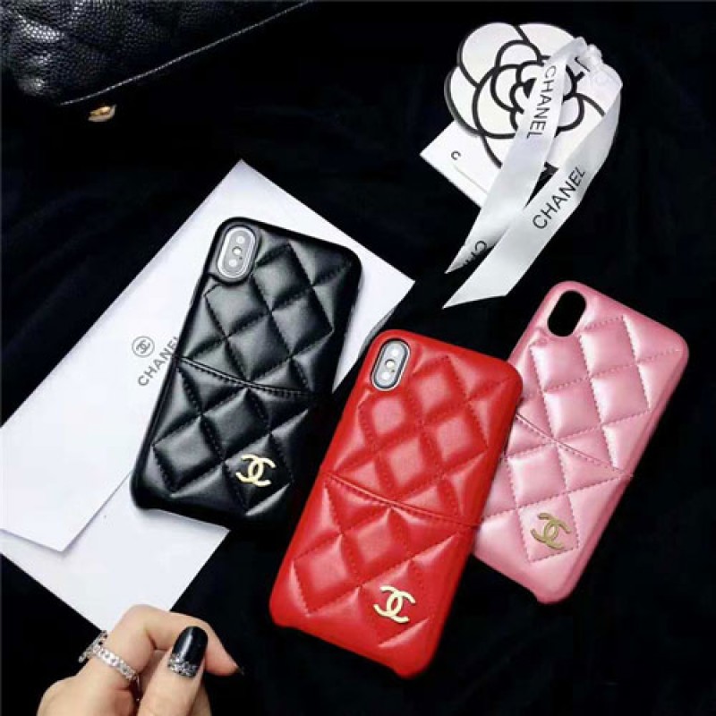 iphone 12 ケースブランドchanel iPhone xr/xs max/xs/XI/11pro maxケース シャネル iphone x/8/7/se2スマホケース Iphone6/6sカバー ジャケット 菱形紋 カード入れ