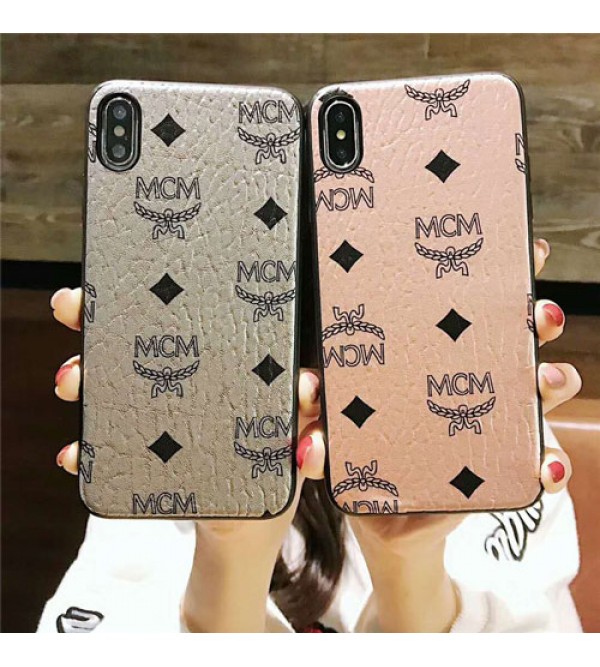 MCM エムシーエム ブランド iphone se 第3世代/13ケース iPhone xr/xs max/xsケース レザー風 iphone x/8/7/se2スマホケース ジャケットアイフォン6/6sカバー 経典 絵柄