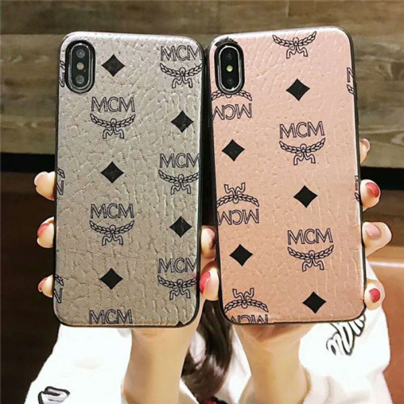 MCM エムシーエム ブランド iphone se 第3世代/13ケース iPhone xr/xs max/xsケース レザー風 iphone x/8/7/se2スマホケース ジャケットアイフォン6/6sカバー 経典 絵柄