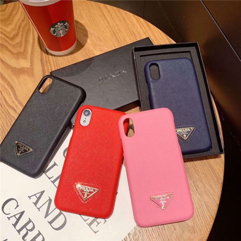 ブランドprada iPhone xr/xs max/xsケース iphone12ケースプラダ iphone x/8/7/se2スマホケース ジャケット Iphone6/6sカバー 三角形マック