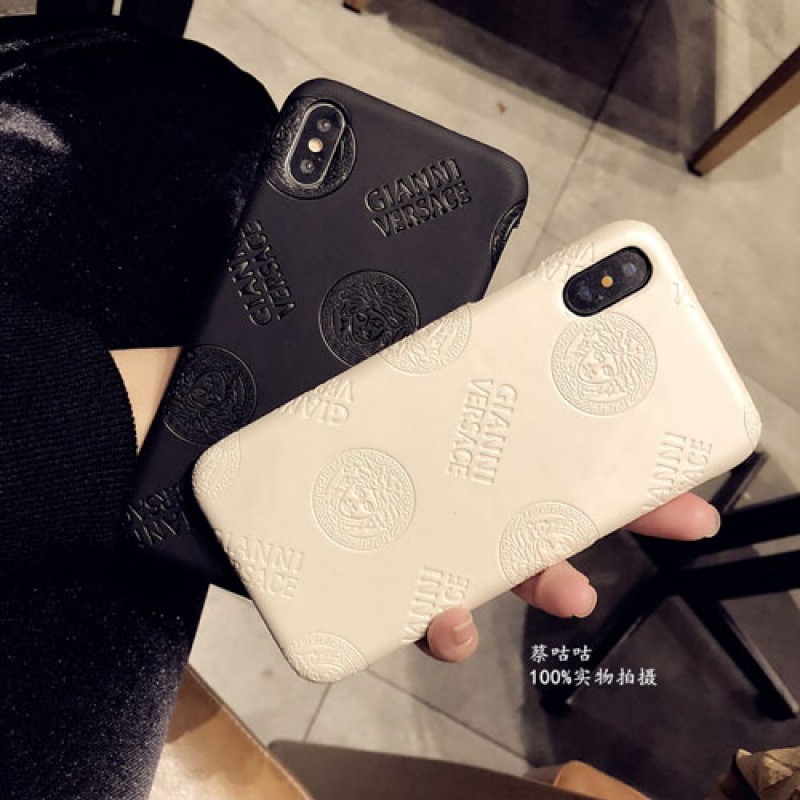 iphone 12 ケースブランドversace iPhone xr/xs max/xsケース ヴェルサーチ iphone x/8/7/se2スマホケース ジャケット Iphone6/6sカバー 凹み紋