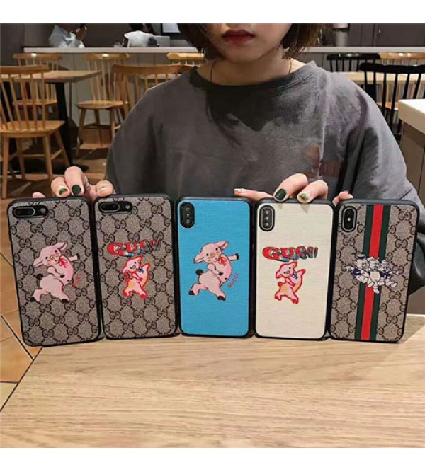 iphone 12 ケースgucci iPhone xr/xs max/xsケース グッチ iphone x/8/7/se2スマホケース ブランド Iphone6/6s Plus Iphone6/6sカバー ジャケット 可愛い豚 アニメ