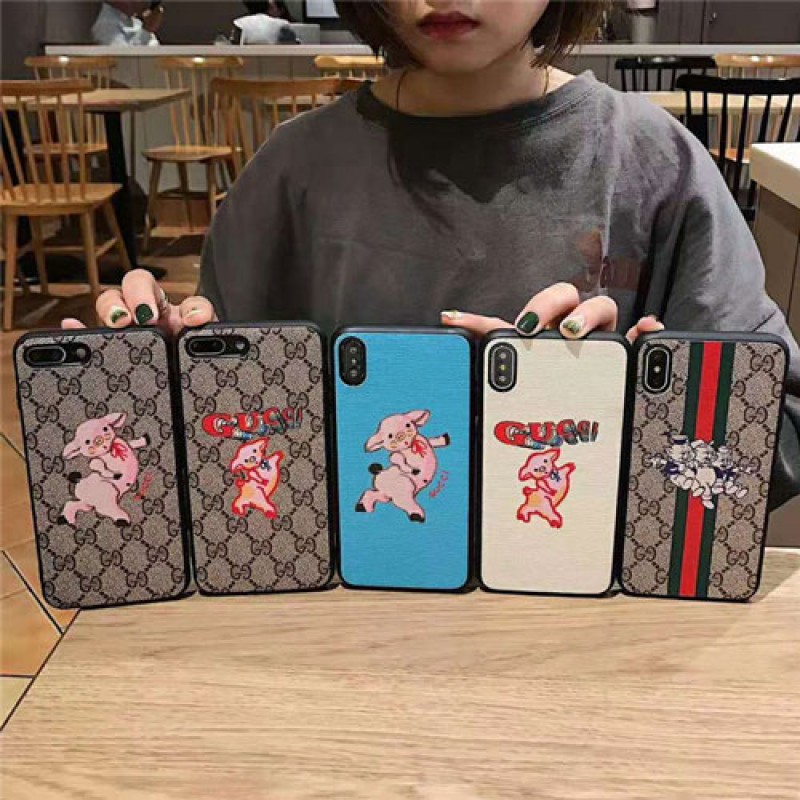 iphone 12 ケースgucci iPhone xr/xs max/xsケース グッチ iphone x/8/7/se2スマホケース ブランド Iphone6/6s Plus Iphone6/6sカバー ジャケット 可愛い豚 アニメ