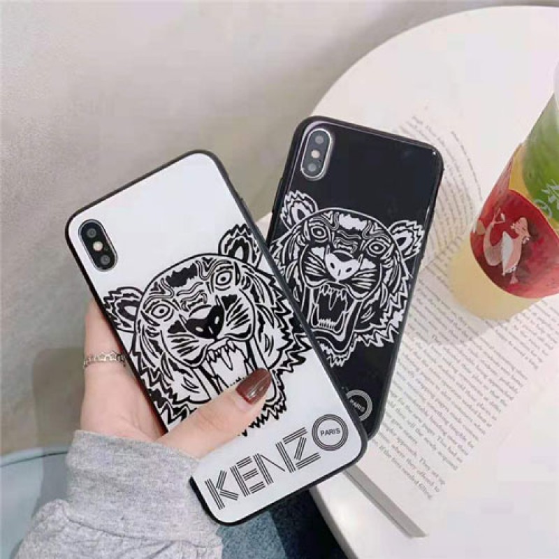 iphone 12 ケースkenzo iPhone xr/xs max/xsケース ケンぞ iphone x/8/7/se2スマホケース ブランド Iphone6/6s Plusカバー ジャケット 虎絵柄