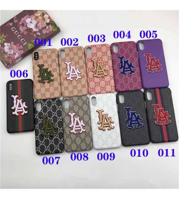 iphone 12 ケースグッチ LA コラボ gucci galaxy S10plusケース iphone xrカバー galaxyA30/10カバー 人気 ブランド   Galaxy S9/S8plusケース iphone xs max/x/10/se2/8plusケース おしゃれ 手作り 刺繍