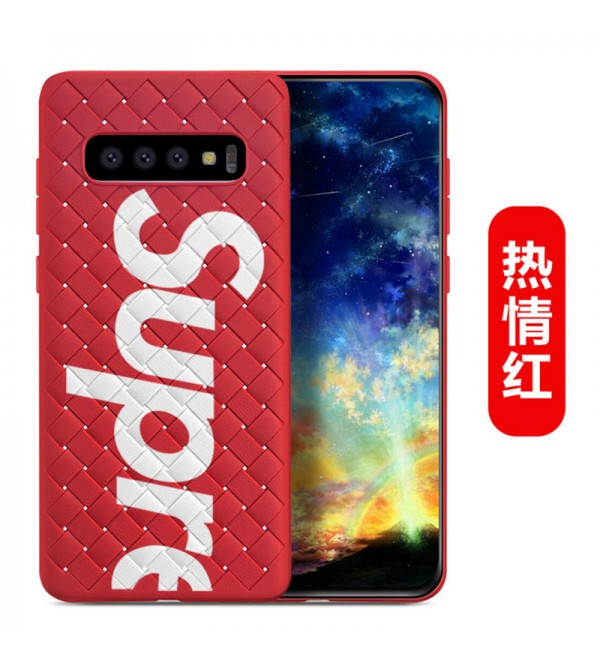 iphone 12 ケースシュプリーム supreme galaxy S10plus  iphone se2ケース galaxyA30/S10カバー 人気 ブランド ギャラクシーS10/9ケース 織りタイプ 放熱性良い 耐衝撃 男女兼用