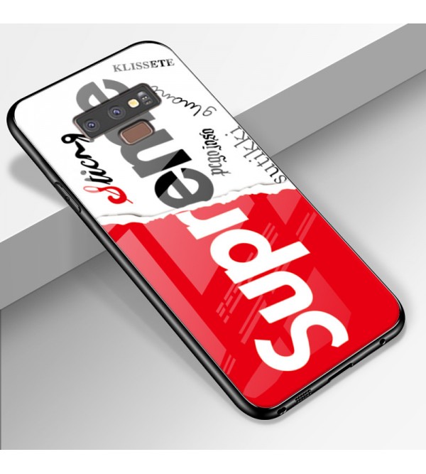 シュプリーム supreme iphone xr/se2ケース galaxy S10プラスケースiphone 12 ケース 人気 ブランド galaxy   S10ケース iphone xs max/x/10/8plusケース ギャラクシーS9/S8plusケース ジャケット 背面ガラス 芸能人愛用