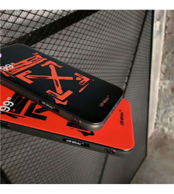 iphone 12ケースOFFWHITE オフホワイト iphone xr/se2ケース 人気 ブランド iphone xs maxケース iphone xs/x/8Plusケース 光沢感 芸能人愛用