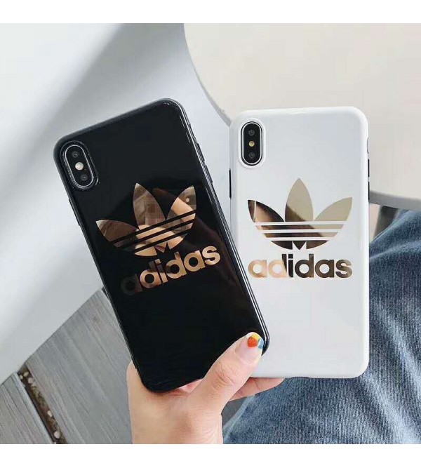 adidas iphone12ケース アディダス iphone 11/11 pro/’xr/se2ケース 人気 ブランド iphone xs maxカバー Burberry バーバリー iphone xs/x/8Plusケース 光沢感 オシャレ 個性潮流 芸能人愛用 激安販売