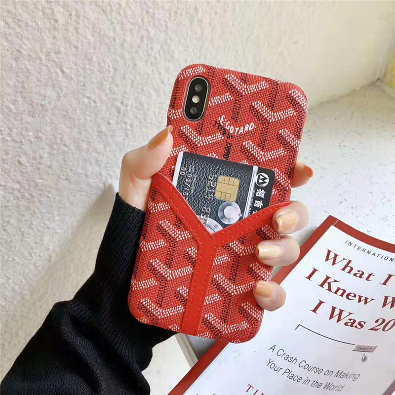 iphone12ケース Goyard ゴヤール iphone xrケース ブランド iphone xs maxカバー カード入れ 人気 iphone xs/x/se2/8Plusケース オシャレ 芸能人愛用 激安販売