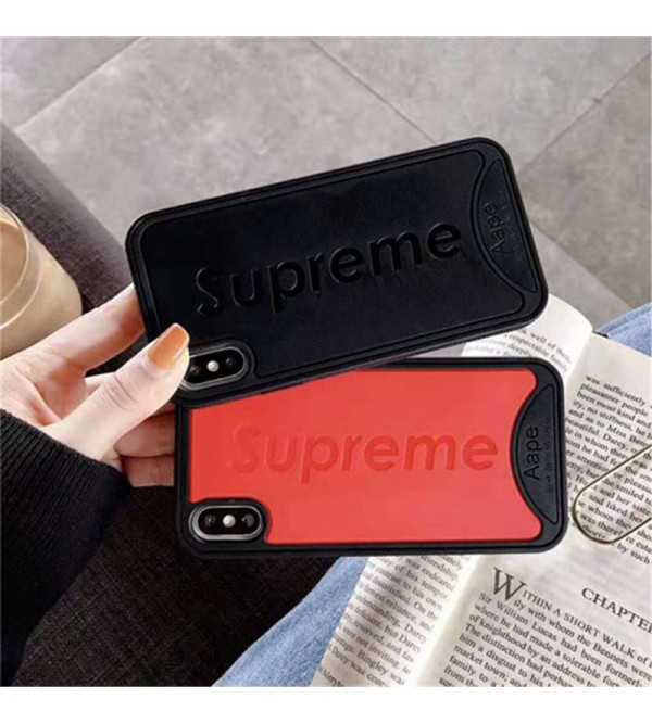 iphone xrケースiphone12ケース シュプリーム iphone xs maxケース 人気潮流 ブランド supreme iphone xs/x/se2/8Plusケース ステューシー 芸能人愛用　耐久性