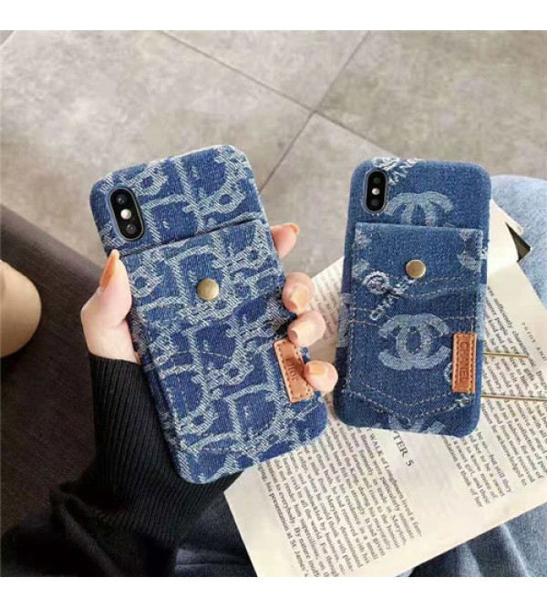 iphone 12 ケースchanel シャネル iphone xrケース iphone xs/xs maxケース ブランド カード入れ ポケット iphone x/10/se2/8/7/6plusケース 人気 耐久性