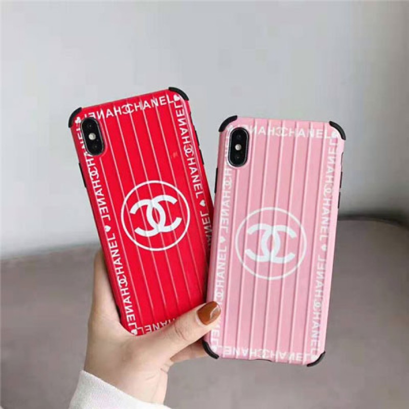 iphone 12 ケースシャネル iphone xr/xs maxケースブランド小香風アイフォン x/10sケース chanel iphone se2/8/7 plusケース トランクデザインファッションオシャレレディース向け