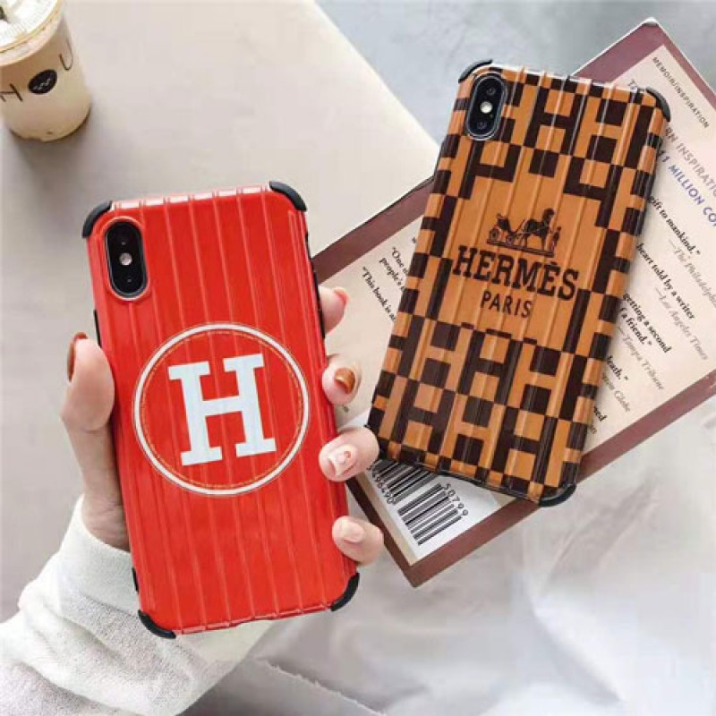  iphone12ケースエルメス iphone xr/xs maxケース HERMES iphone xs/10sケースブランドトランク アイフォン se2/8/7 plusケース ファッションオシャレ 芸能人愛用