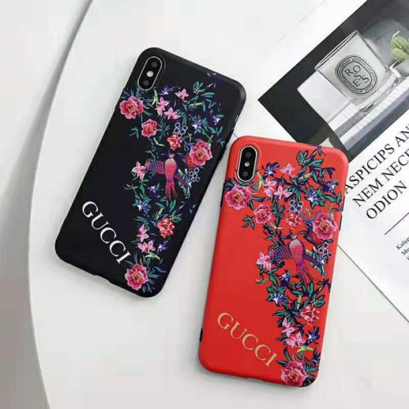 iphone 12 ケースグッチiphone xr/xs max/se2ケースブランド gucci iphone 10s/11Rケース薄型花柄アイフォン X/8/7 plusケース ペアお揃い ファッションお洒落ジャケット型カバー