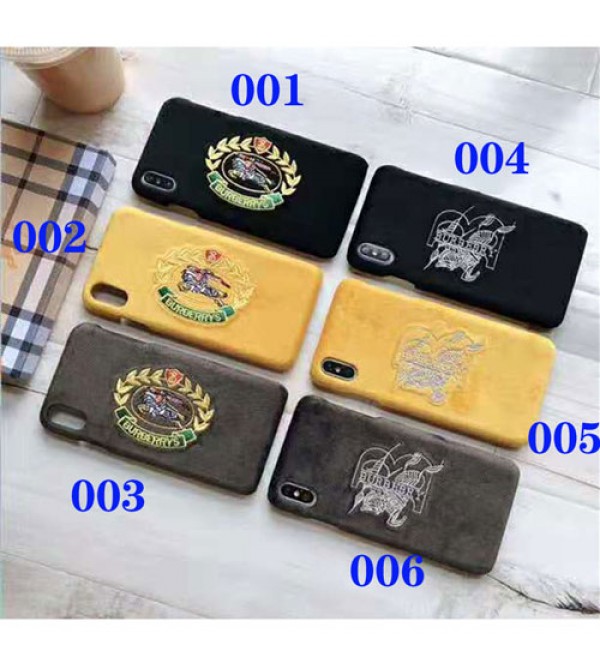 iPhone12 ケースBurberry バーバリー iphone xr/xs max/se2ケースブランド iphone 11/XI plusケース 精緻刺繍ロゴ galaxy s10/s10 plusケースイギリス風 オシャレファッションアイフォン 8/7 plusカバー