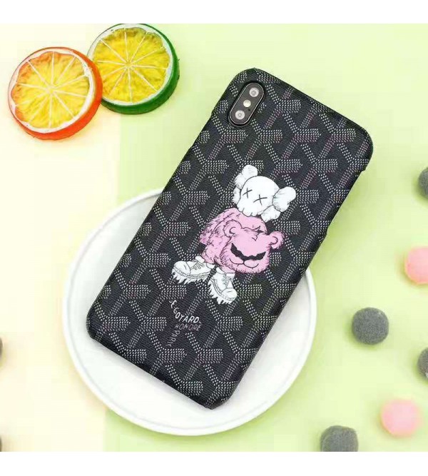 goyard ゴヤール iphone 13 pro/13 pro max/13 minixr/xs maxケース ブランド iphone 13/X/12/se2ケース KAWS 個性iphone xr/8/7 plusケース 大人気 お洒落 可愛い