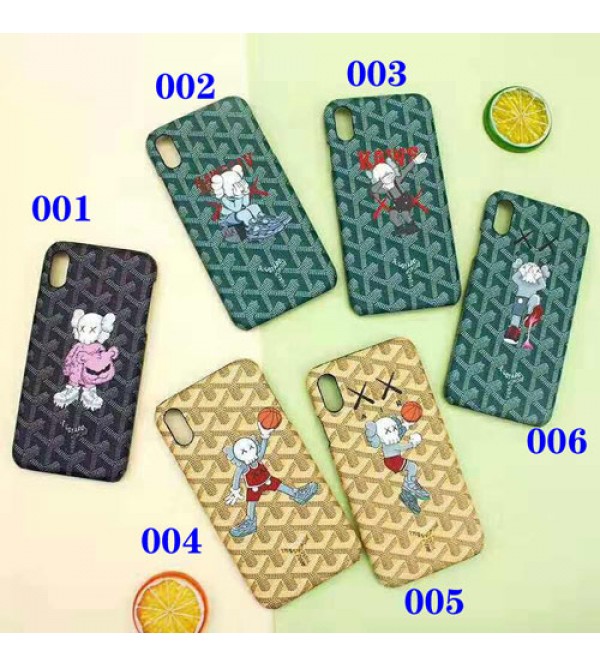 goyard ゴヤール iphone 13 pro/13 pro max/13 minixr/xs maxケース ブランド iphone 13/X/12/se2ケース KAWS 個性iphone xr/8/7 plusケース 大人気 お洒落 可愛い