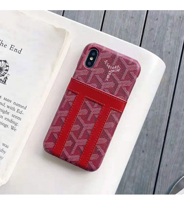 iphone 12ケースGoyard ゴヤール iphone XI/11 pro/se2ケース ブランド iphone xr/xs maxカバー 個性 人気 アイフォン x/8/7 plusケース ファッションカードポケット付き高品質