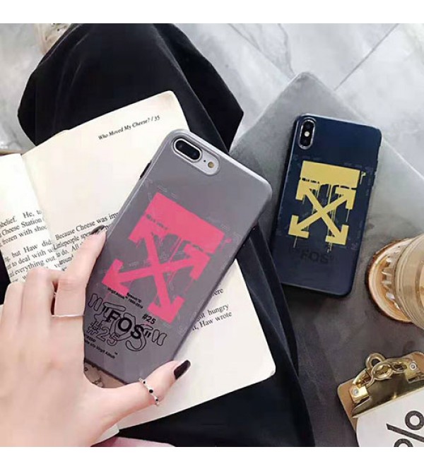 iphone 12ケースoff-white iphone xr/xs maxケース オーフホワイト iphone XI/11 pro max/se2ケース 潮流個性 アイフォン x/8/7 plusケース ファッション男女兼用