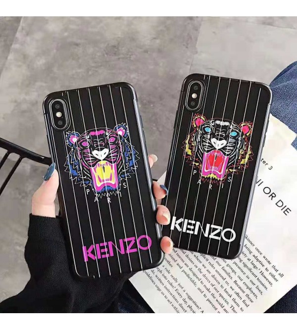 iphone 12 ケースケンゾー KENZO iphone XI/11r/11 pro max/se2ケース ブランド iphone xr/xs maxケース タイガー頭 アイフォン x/8 plusケース 男女兼用 ファッションカッコイイ