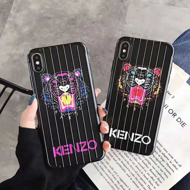 iphone 12 ケースケンゾー KENZO iphone XI/11r/11 pro max/se2ケース ブランド iphone xr/xs maxケース タイガー頭 アイフォン x/8 plusケース 男女兼用 ファッションカッコイイ