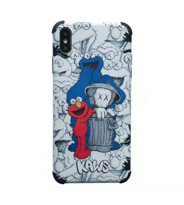 iPhone 13ケースKAWS iphone se2/12/13 pro/XIケース 可愛いキャラクター iphone xr/xs MAXケース 個性プリント アイフォン x/8/7 plusカバー ファッション大人気