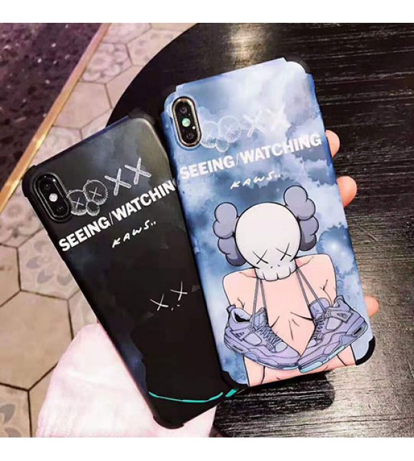 iphone 13 ケースKAWS iphone 11pro max/se2ケース iphone xr/xs maxケース 個性 人気キャラクター アイフォン x/8/7 plusケース ファッション