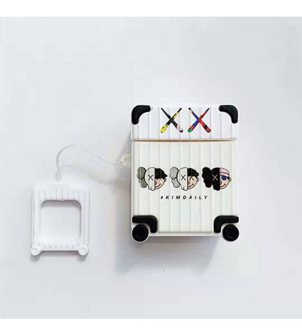 シュプリーム off-white KAWS Air pods 2/1ケース個性潮流 ケンゾー エアーポッズ収納ケーストランク 紛失防止 防塵防水 耐衝撃 携帯便利