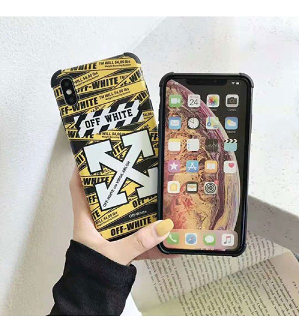 iphone12ケースオーフホワイト iphone 11/11pro/11pro max/se2ケース個性潮流 iphone xr/xs maxケース ブランド 矢印 ロゴ iphone x/8/7 plusケース ファッション芸能人愛用