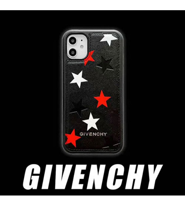 iPhone 12ケースジバンシー iphone11/11pro max/se2ケースブランドgivenchy iphone xr/xs maxケース 個性五芒星付き アイフォン x/8/7 plusケースファッションオシャレ高級