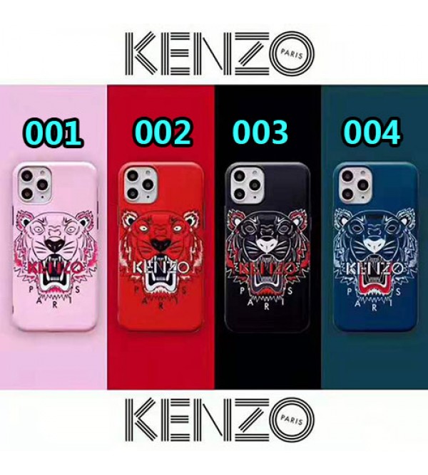 ケンゾー iphone 13 pro max/13 pro/13 miniケース ブランド 虎頭付き KENZO アイフォン13/12s/se2/x/8/7カバー ファッション カッコイイ 保護 男女兼用