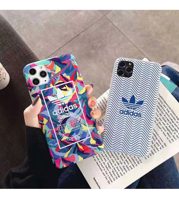 Adidas/アディダスiphone 12ケース潮流ブランドアディダスiphone11/11pro /11pro max/se2ケース個性iphone x/xs/xr/xs maxケース可愛い   iphone7/8/plusケースジャケット型 オシャレ 激安新品