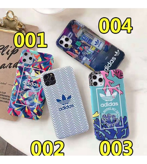 Adidas/アディダスiphone 12ケース潮流ブランドアディダスiphone11/11pro /11pro max/se2ケース個性iphone x/xs/xr/xs maxケース可愛い   iphone7/8/plusケースジャケット型 オシャレ 激安新品