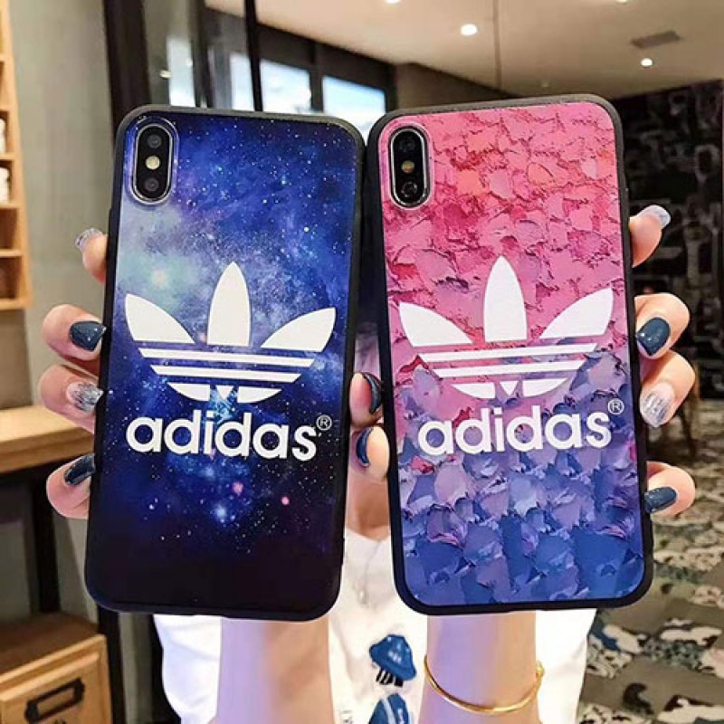 アディダス adidas iphone11/11 pro max/se2ケーススポーツ風 iphone xr/xs maxケース個性 アイフォン x/8/7 plusケースお洒落人気 男女兼用