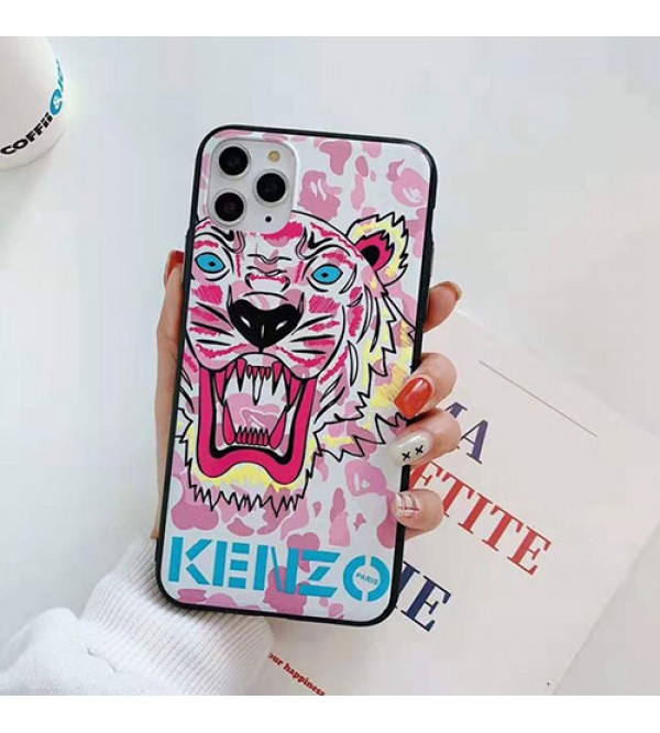 iphone 12ケースKENZO ケンゾー iphone se2/11/11pro maxケースブランド iphone xr/xs maxケース虎頭付きiphone x/8/7ジャケットケース男女兼用 ファッション人気