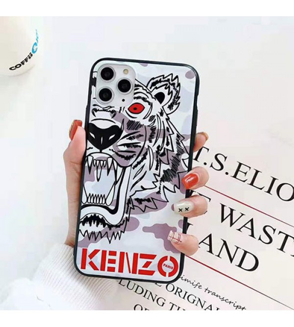 iphone 12ケースKENZO ケンゾー iphone se2/11/11pro maxケースブランド iphone xr/xs maxケース虎頭付きiphone x/8/7ジャケットケース男女兼用 ファッション人気