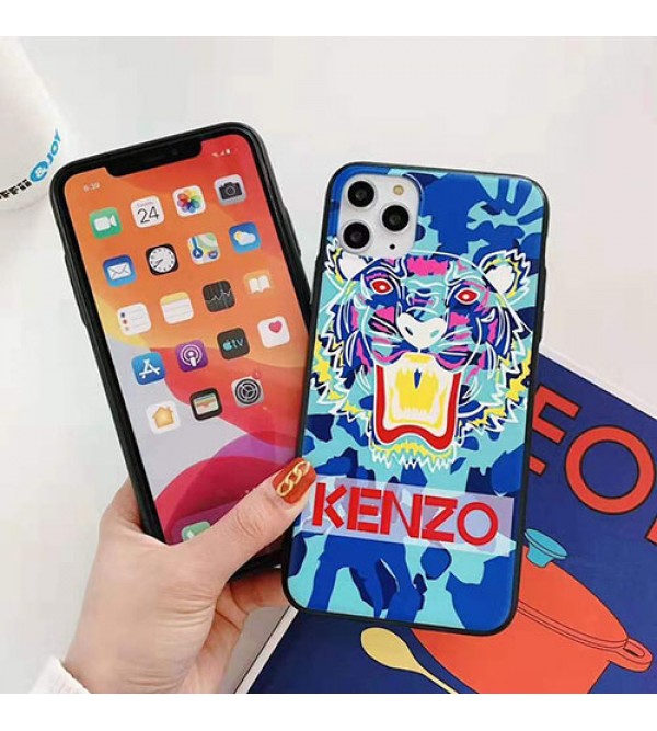 iphone 12ケースKENZO ケンゾー iphone se2/11/11pro maxケースブランド iphone xr/xs maxケース虎頭付きiphone x/8/7ジャケットケース男女兼用 ファッション人気