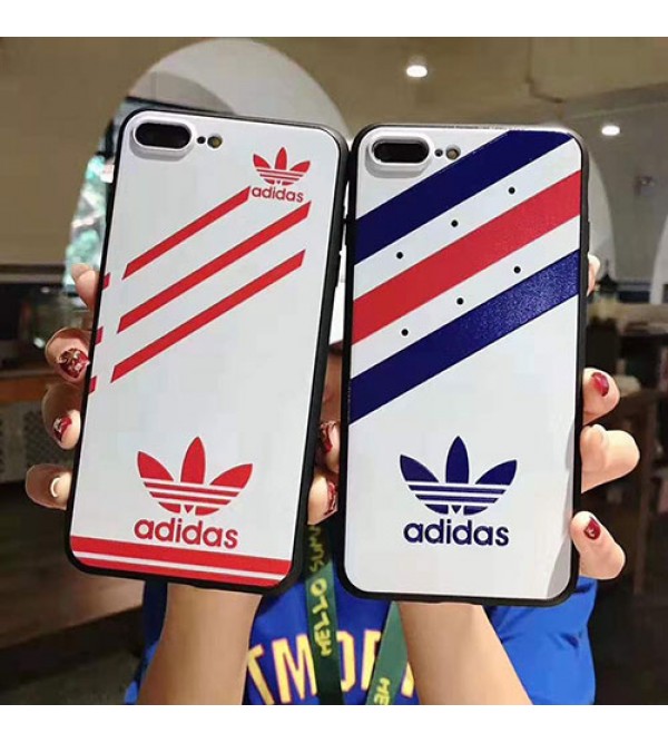 iphone 12ケースアディダスiphone11/11 pro max/se2ケース ブランド iphone xr/xs maxケースadidas 運動風iphone x/8/7 plusケースオシャレ三つ葉 潮流ファッション