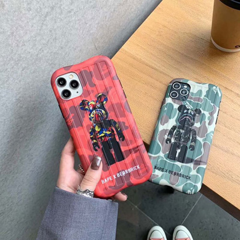 iphone 12 ケースBE@RBRICK BAPE  iphone11/11pro maxケース かわいいペアお揃い アイフォン11ケース iphone xs/x/8/7ケースiphone 11/x/8/7スマホケース ブランド LINEで簡単にご注文可ジャケット型 2020 iphone12ケース 高級 人気