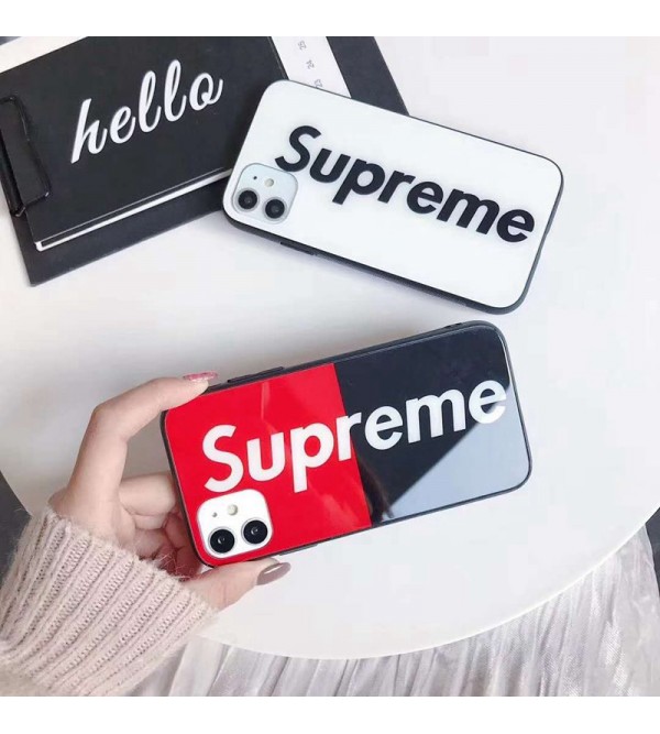 Supreme/シュプリームiphone 12 ケースレディース アイフォンxs/11/8 plusケース おまけつきiphone se2/xr/xs max/11proケースブランドモノグラム iphone11/11pro maxケース ブランドiphone x/8/7 plusケース大人気