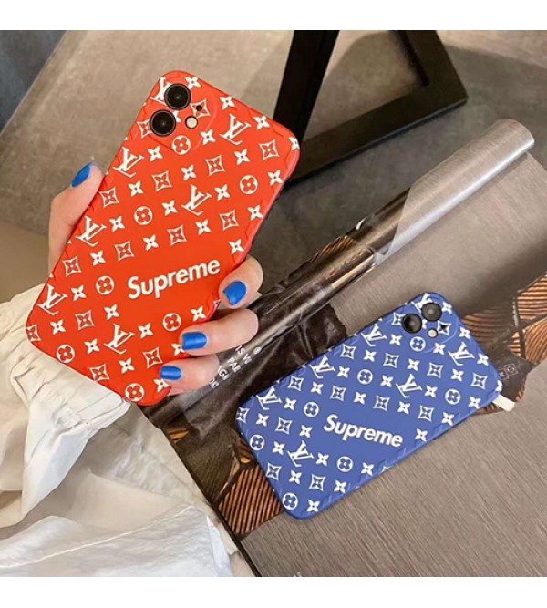 lv/ルイ·ヴィトンブランド iphone11/11pro maxケースSupreme/シュプリーム かわいいファッション セレブ愛用 iphone7/8plus/se2ケース 激安ジャケット型 2020 iphone12ケース 高級 人気