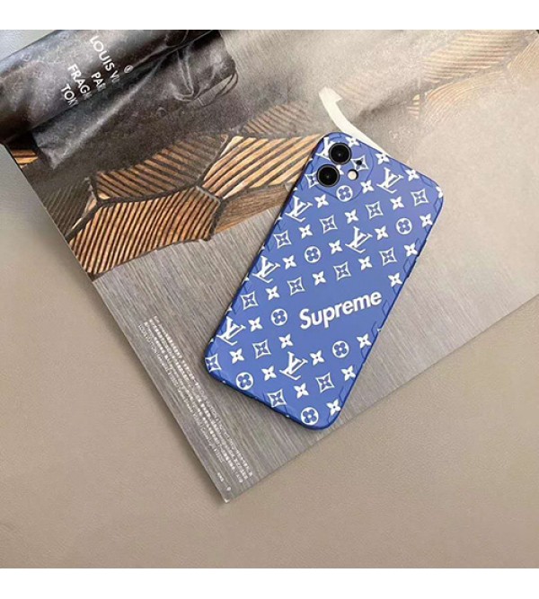 lv/ルイ·ヴィトンブランド iphone11/11pro maxケースSupreme/シュプリーム かわいいファッション セレブ愛用 iphone7/8plus/se2ケース 激安ジャケット型 2020 iphone12ケース 高級 人気