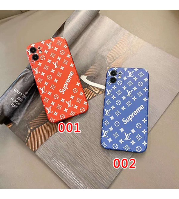 lv/ルイ·ヴィトンブランド iphone11/11pro maxケースSupreme/シュプリーム かわいいファッション セレブ愛用 iphone7/8plus/se2ケース 激安ジャケット型 2020 iphone12ケース 高級 人気